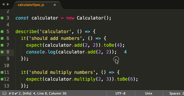 Wallaby.js Tutorials: Sublime Text tutorial