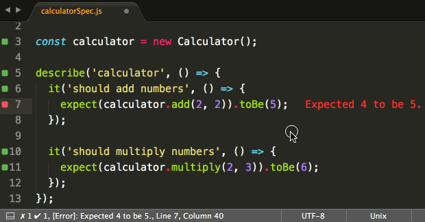 Wallaby.js Tutorials: Sublime Text tutorial