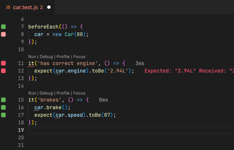 Wallaby.js Tutorials: VS Code tutorial