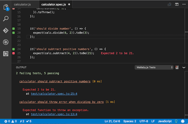 visual studio code js expression expected